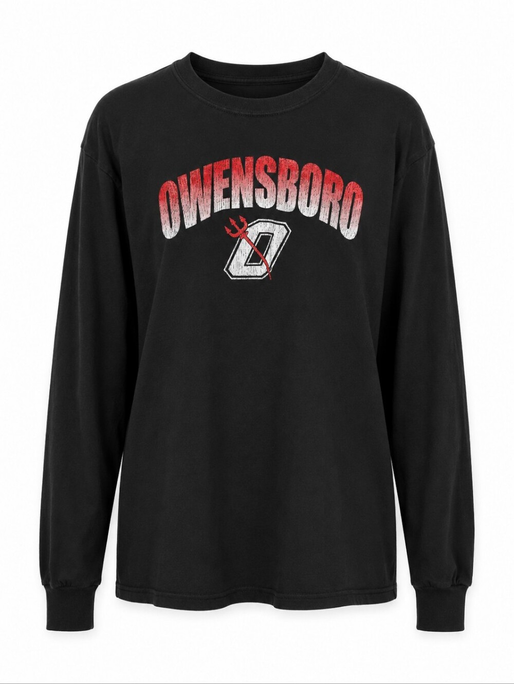 Owensboro Black Long Sleeve Graphic Tee